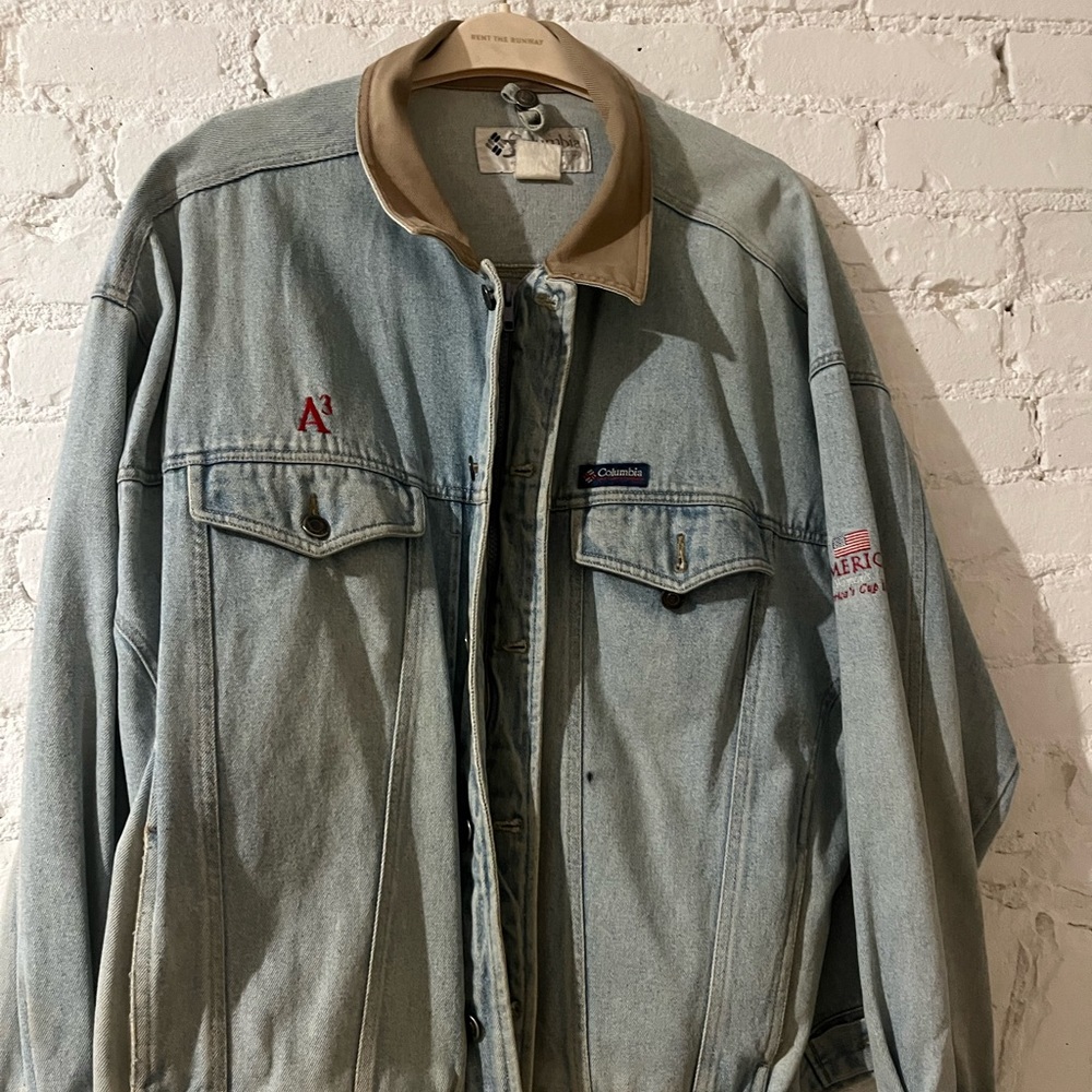 Vintage Americas Cup Columbia Jean Jacket